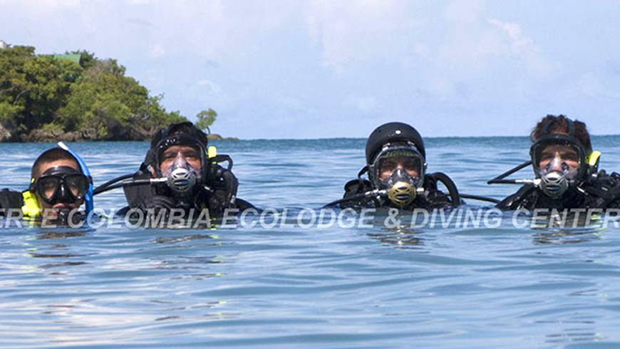 Exploración Subacuatica, Isla Fuerte Ecolodge & Diving Center, Buceo / Careteo, Mar Caribe, Colombia