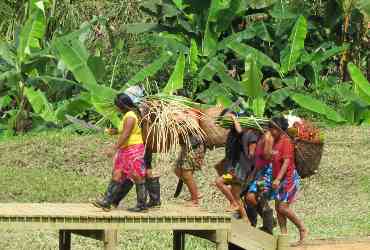 Comunidad Boca de Jagua, Kipara Té Etnoaldea, Visita a comunidades, Nuquí, Colombia