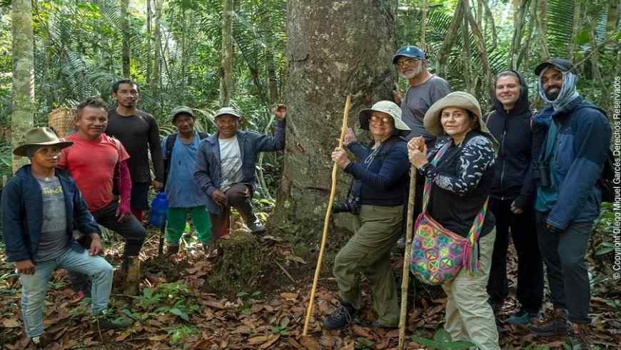 Dschungel drinnen, Wajari Lodge, Besuch von Gemeinden, Vichada, Colombia